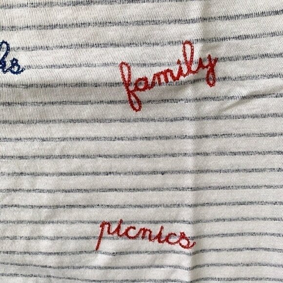 NWT Matilda Jane Blaire Striped Graphic Hoodie Top 14 Years - Picture 9 of 11